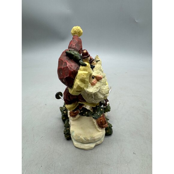 Vintage Carver's Choice 1998 Christmas Skiing Santa Claus 6" Tall READ - Picture 7 of 10